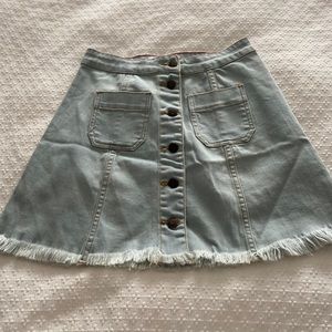 Denim skirt